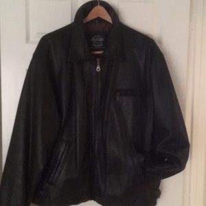 American Outer wear  L leather /quilted lining